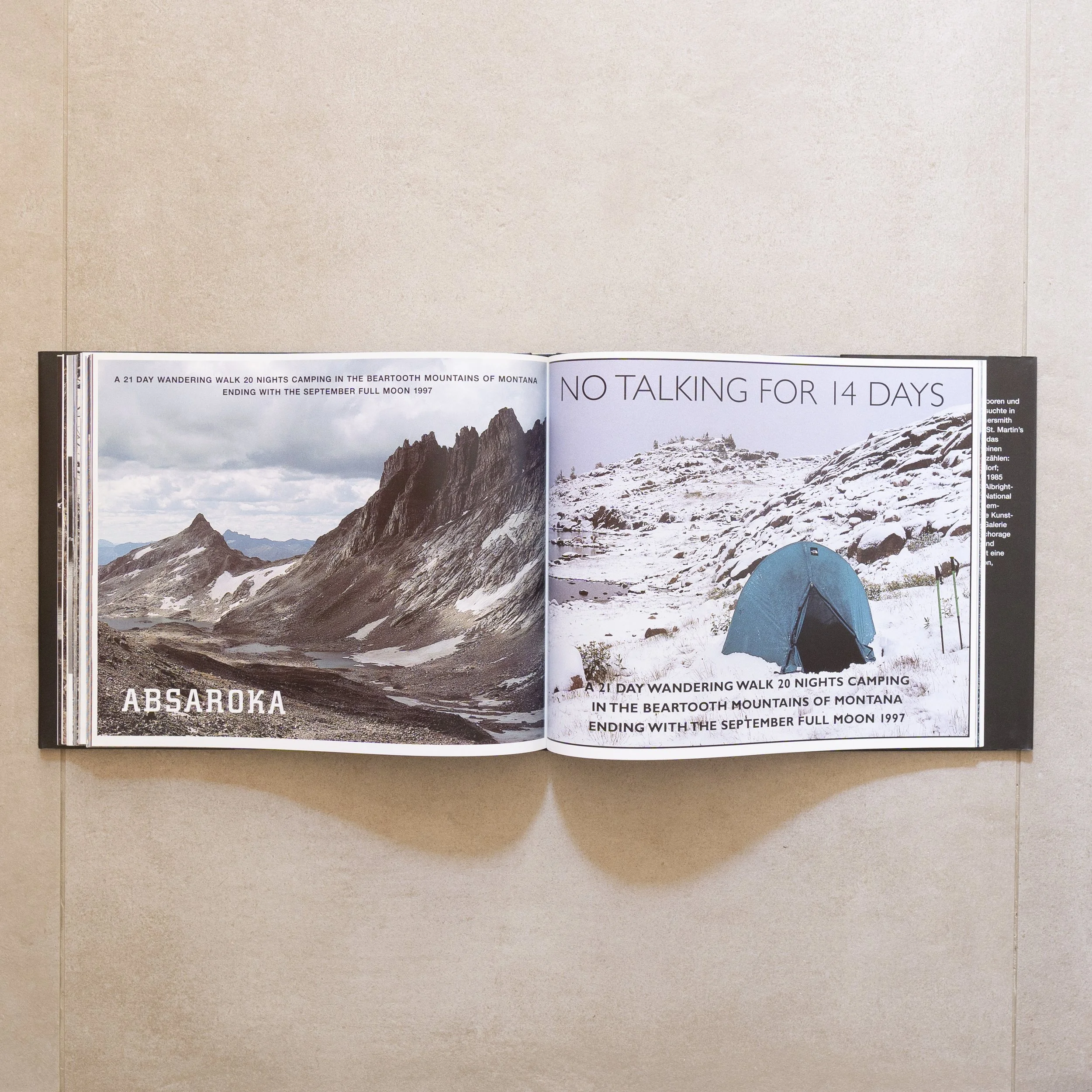 Hamish Fulton / Walking Artist — Studio Bruno Tonini // Tonini Editore